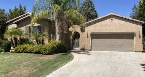 $2800 – 4804 Aviara Dr., Bakersfield, CA 93312 Northwest Gated Home on The Golf Course Has Been RENTED!
